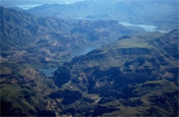 Aerial Photograph of Apache Lake