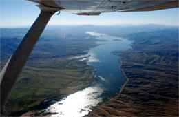 Aerial Photograph of Roosevelt Lake Arizona