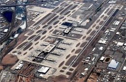 Aerial Photograph of Sky Harbor Airport of Phoenix Arizona 