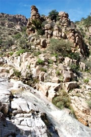 Arizona Hoodoos and Waterfall