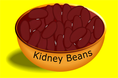 Bowl with Kidney Beans