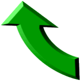 Green Curved Arrow - Four Phase Cycle