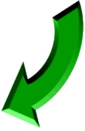 Green Curved Arrow - Three Phase Cycle