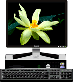 Desktop with Sample Image