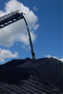 coal pile and shoot