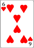 playing card six