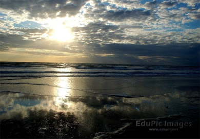 Atlantic Sunrise Desktop Image