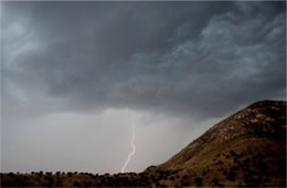 Lightning at Guadalupe Mountains National Park