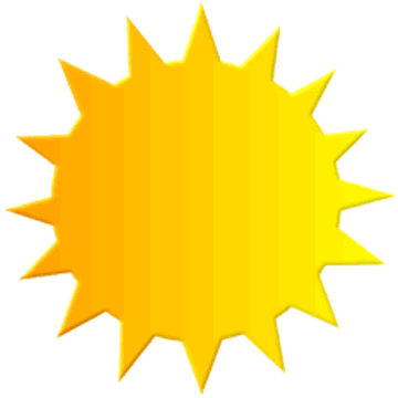 Sunny Weather Map Symbol